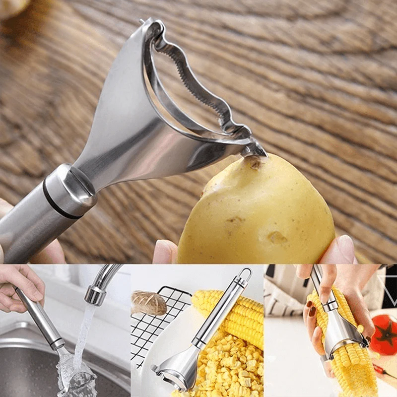 Stainless Steel Corn Peeler For Corn On The Cob - Image 4