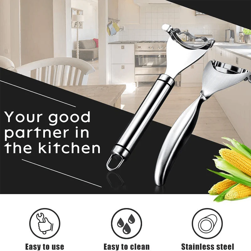 Stainless Steel Corn Peeler For Corn On The Cob - Image 8