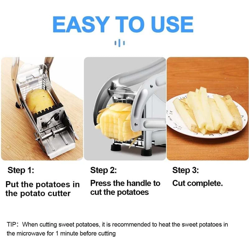 Stainless Steel French Fry Cutter - Image 8