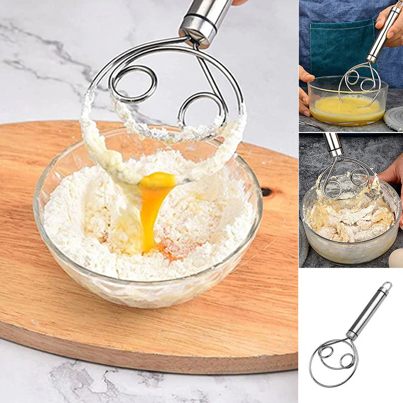 Stainless Steel Magic Dough Whisk - Image 9