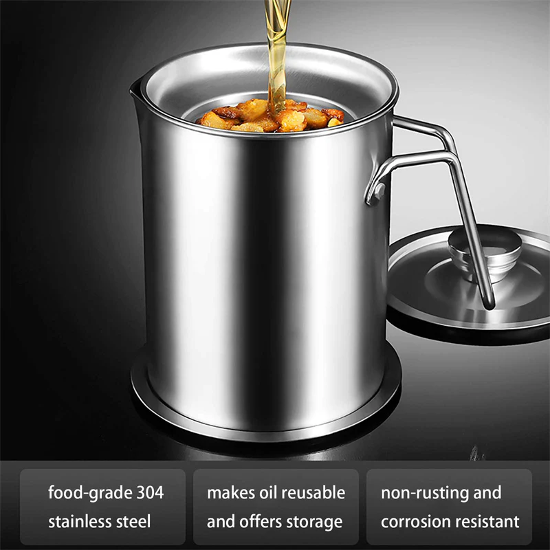 Stainless Steel Oil Filter Pot - Image 8