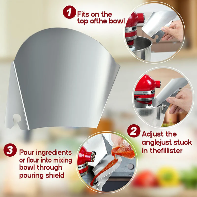 Stainless steel pouring shield - Image 6