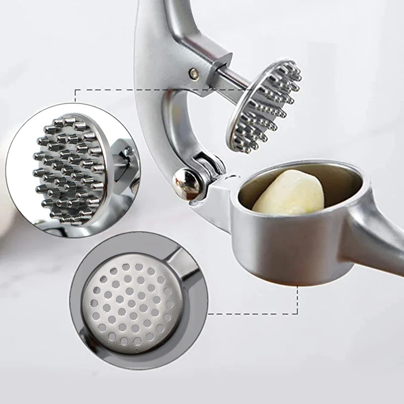 Stainless Steel Premium Garlic Press - Image 10