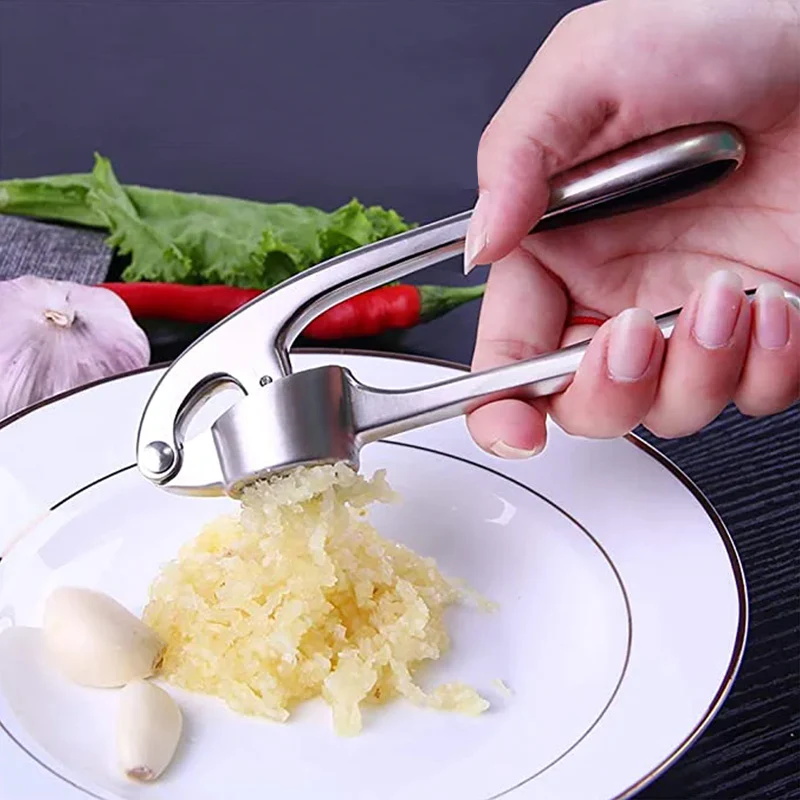 Stainless Steel Premium Garlic Press - Image 4