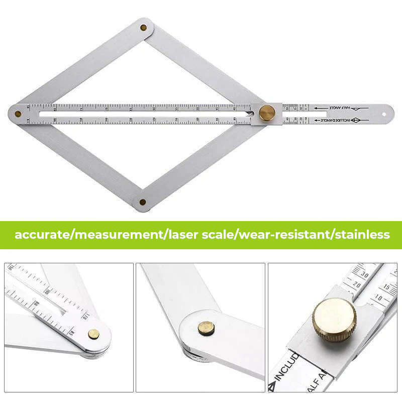 Stainless Steel Protractor - Image 2