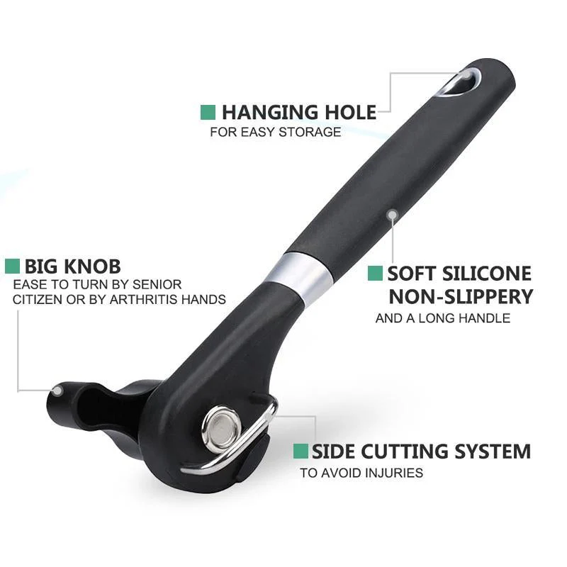Stainless Steel Safe Cut Can Opener - Image 6