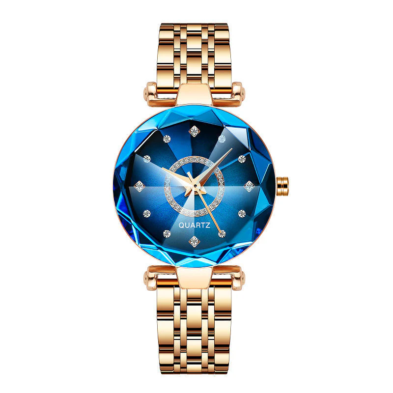 Starry Diamond Dial Ladies Waterproof Watch - Image 11