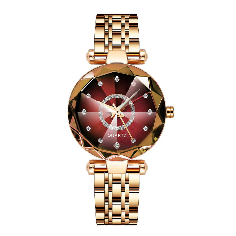 Starry Diamond Dial Ladies Waterproof Watch - Image 13
