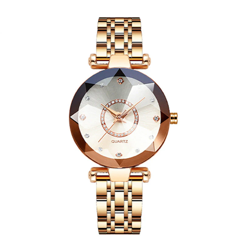 Starry Diamond Dial Ladies Waterproof Watch - Image 14