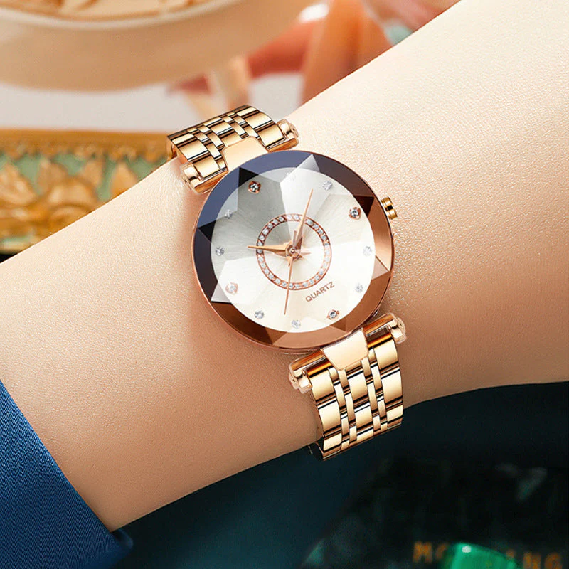 Starry Diamond Dial Ladies Waterproof Watch - Image 5