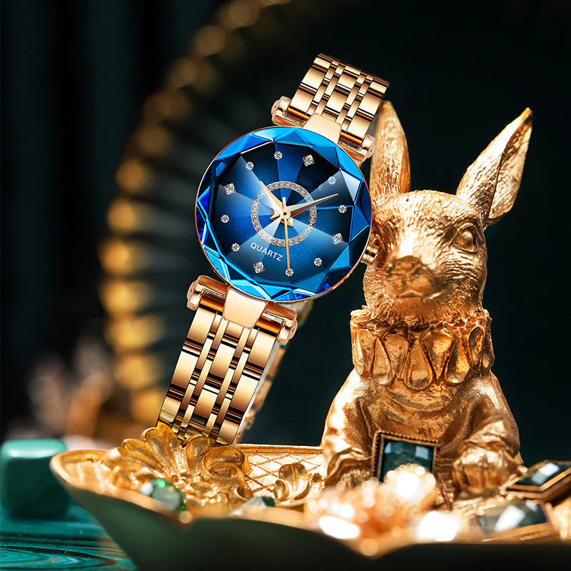 Starry Diamond Dial Ladies Waterproof Watch - Image 6