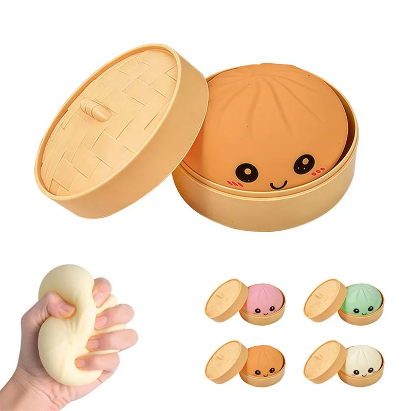 Steamed Bun Squishy Toy (Fun Squeeze Toy) - Image 10
