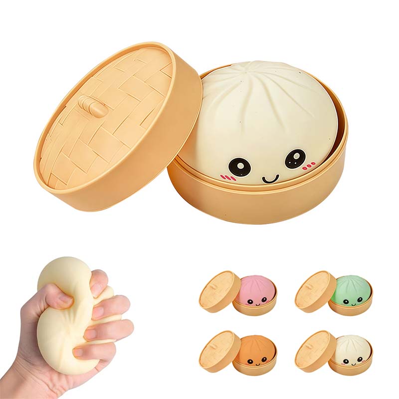 Steamed Bun Squishy Toy (Fun Squeeze Toy) - Image 11