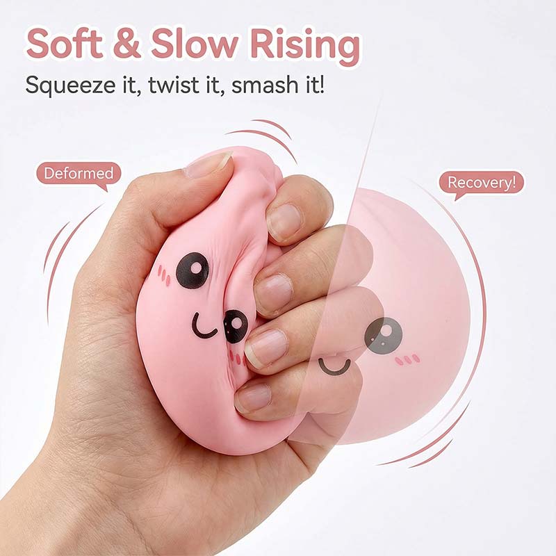 Steamed Bun Squishy Toy (Fun Squeeze Toy) - Image 3