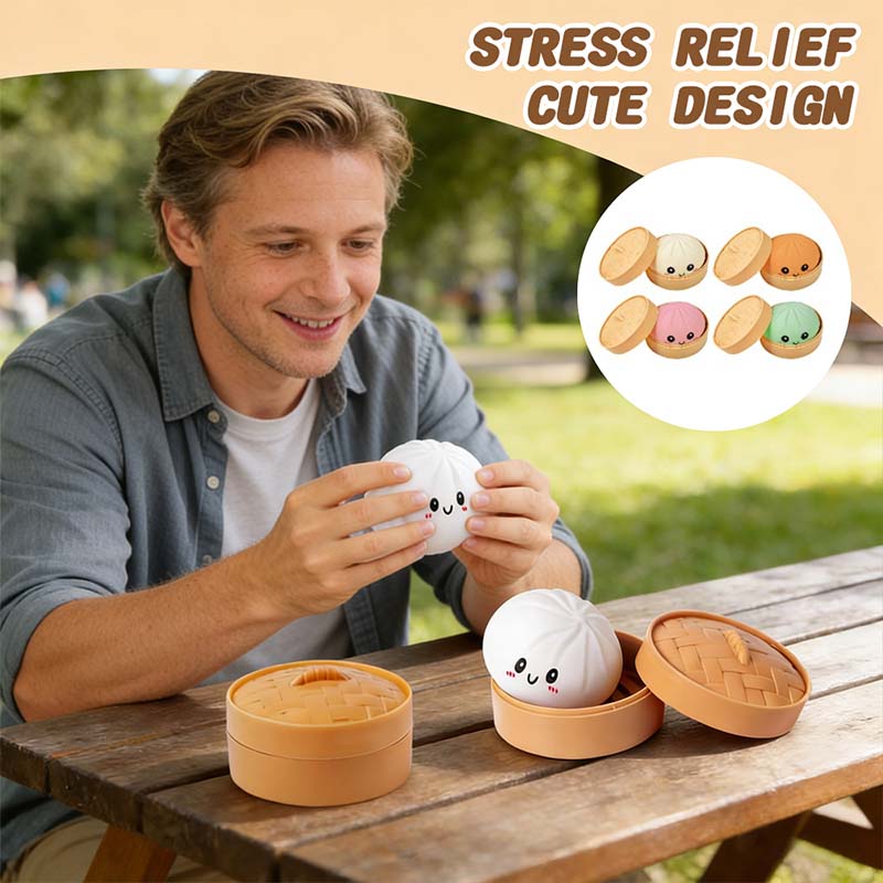 Steamed Bun Squishy Toy (Fun Squeeze Toy) - Image 7
