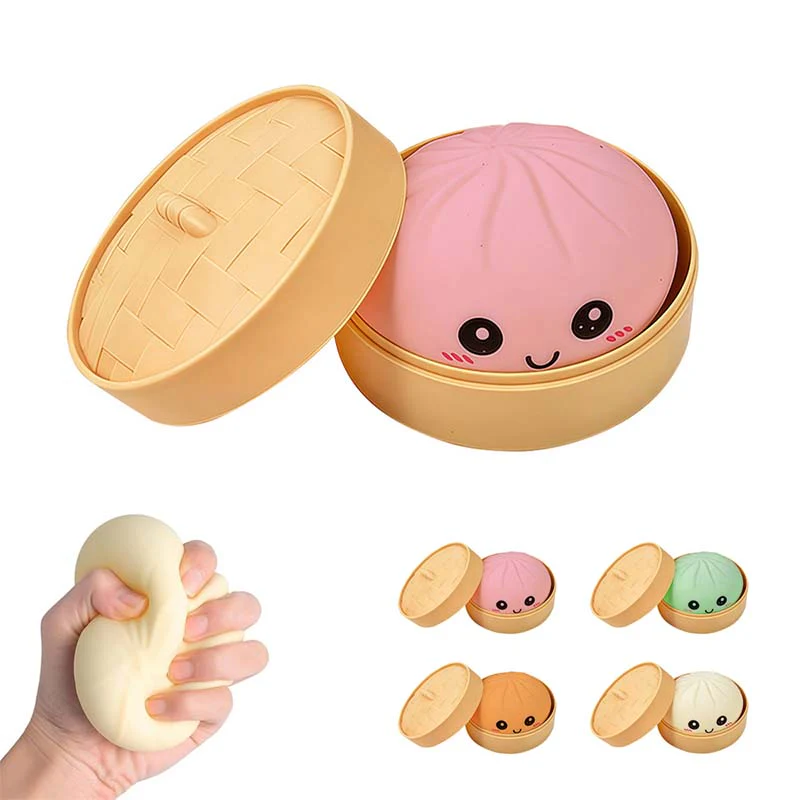 Steamed Bun Squishy Toy (Fun Squeeze Toy) - Image 9