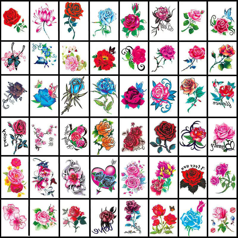 Stylish & Creative 3D Tattoo Stickers 50PCS - Image 12