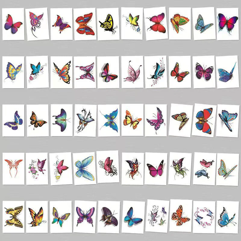 Stylish & Creative 3D Tattoo Stickers 50PCS - Image 13