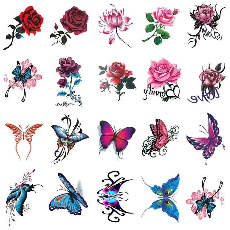 Stylish & Creative 3D Tattoo Stickers 50PCS - Image 2