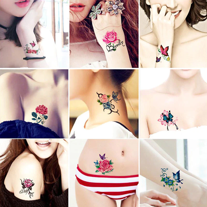 Stylish & Creative 3D Tattoo Stickers 50PCS - Image 3