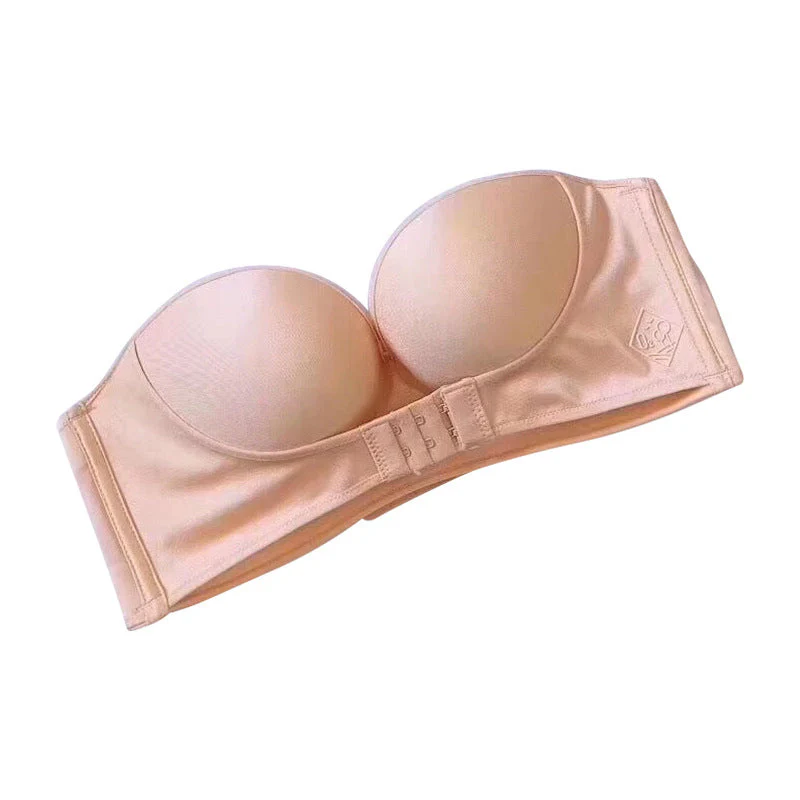 Strapless Front Buckle Lift Bra - Image 4