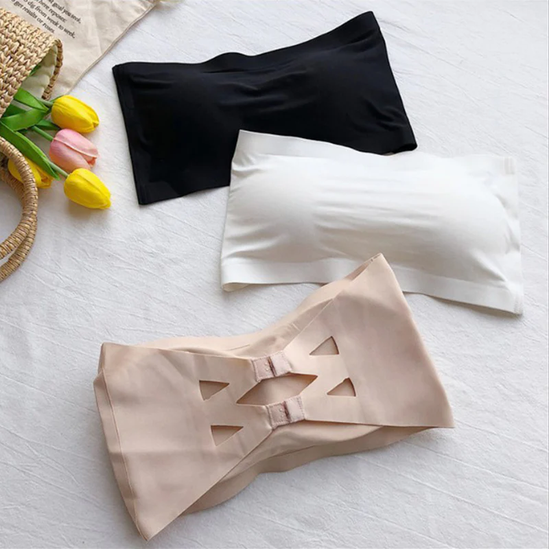Strapless Ice Silk Bra - Image 3
