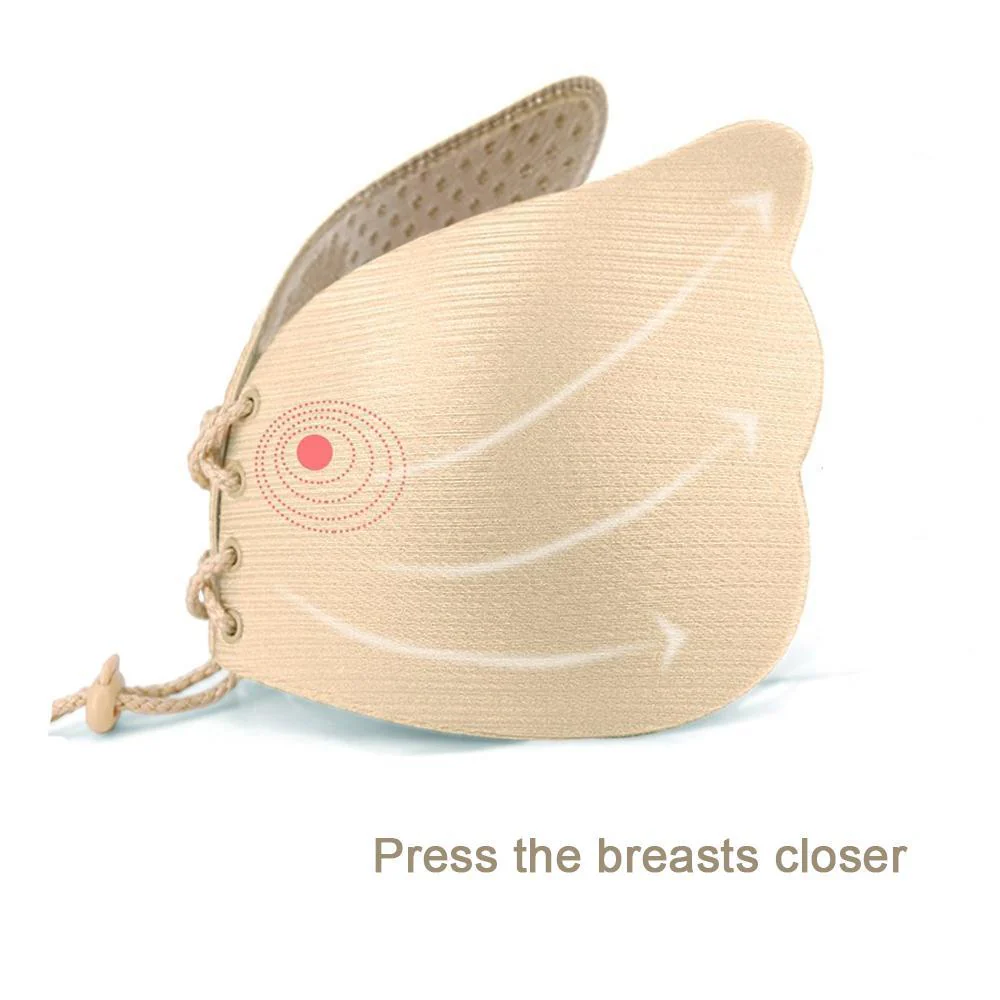 Strapless Push Up Self-adhesive Bra - Image 2