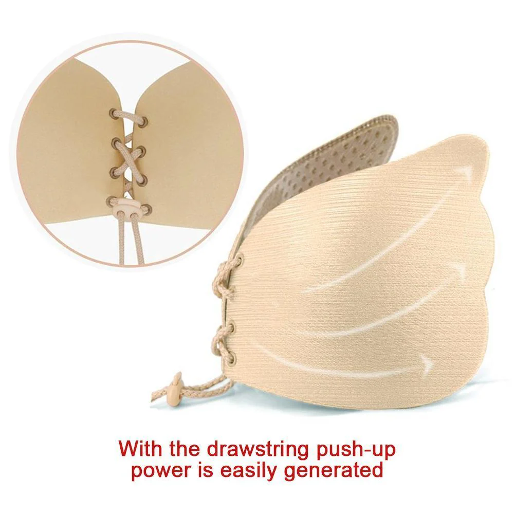 Strapless Push Up Self-adhesive Bra - Image 4