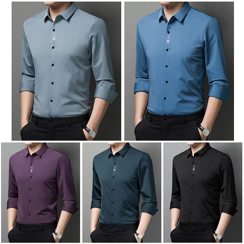 Stretch Non-iron Anti-wrinkle Shirt - Image 3