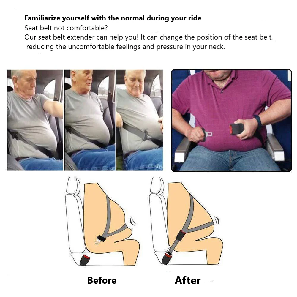 Strong Safe and Comfortable Seat Belt Extender - Image 6