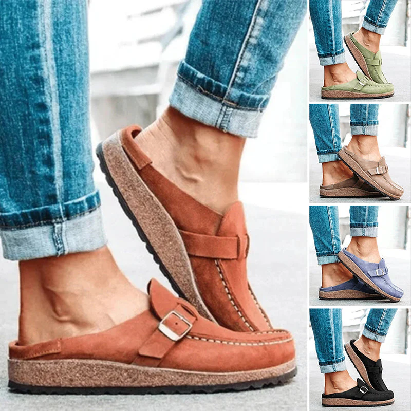 Stylish Buckle Sandals - Image 9