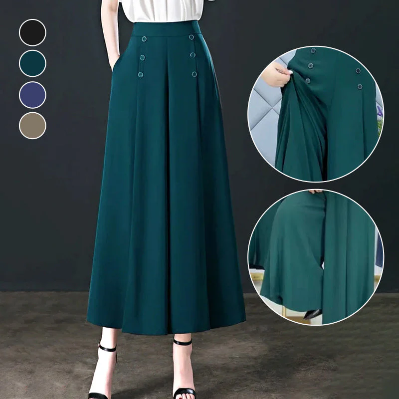 Stylish Pleated Wide-leg Pants - Image 2
