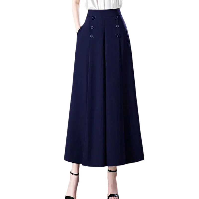 Stylish Pleated Wide-leg Pants - Image 3