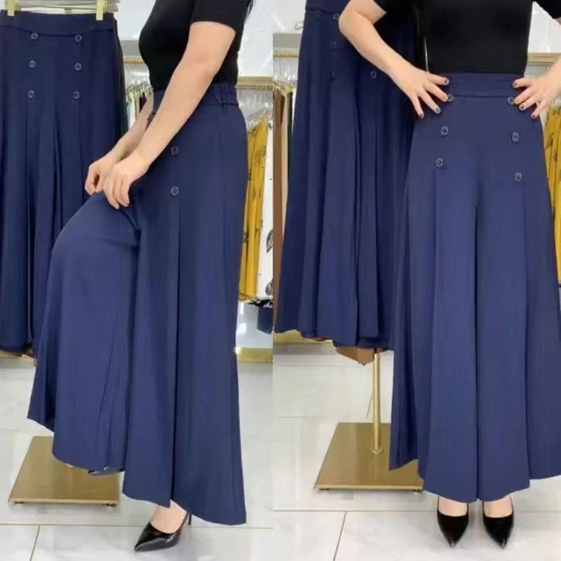Stylish Pleated Wide-leg Pants - Image 5