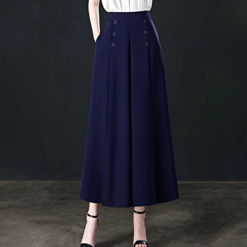 Stylish Pleated Wide-leg Pants - Image 8