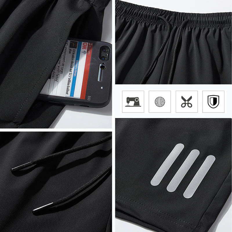 Summer Elastic Sports Shorts - Image 5