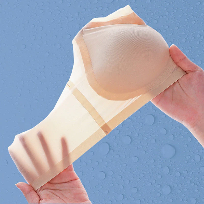 Summer Seamless Ultra-Thin Plus Size Ice Silk Comfort Bra - Image 13