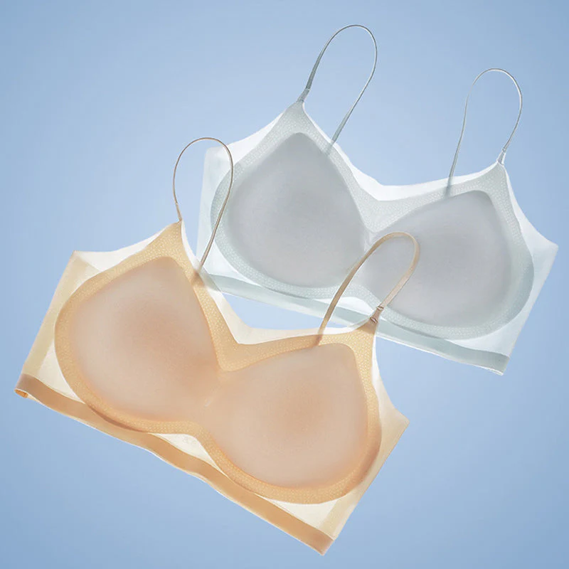 Summer Seamless Ultra-Thin Plus Size Ice Silk Comfort Bra - Image 14
