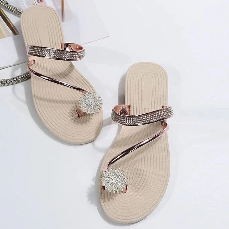 Summer Shiny Rhinestone Sandals - Image 7