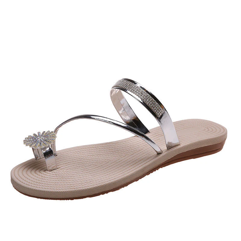 Summer Shiny Rhinestone Sandals - Image 8