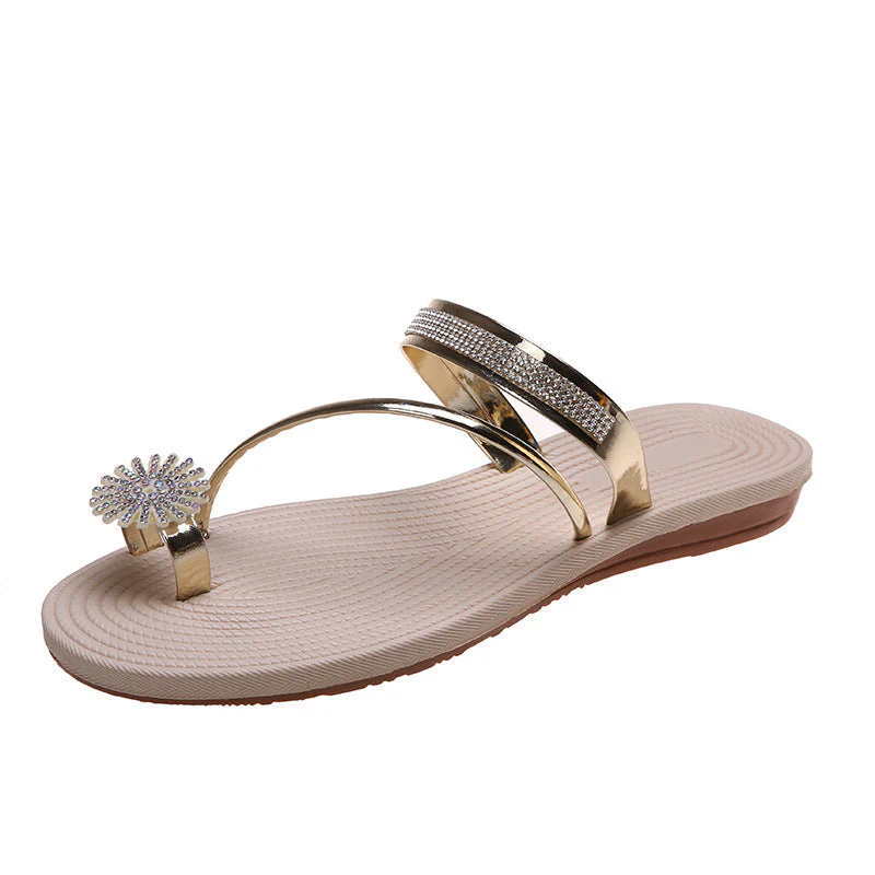 Summer Shiny Rhinestone Sandals - Image 9