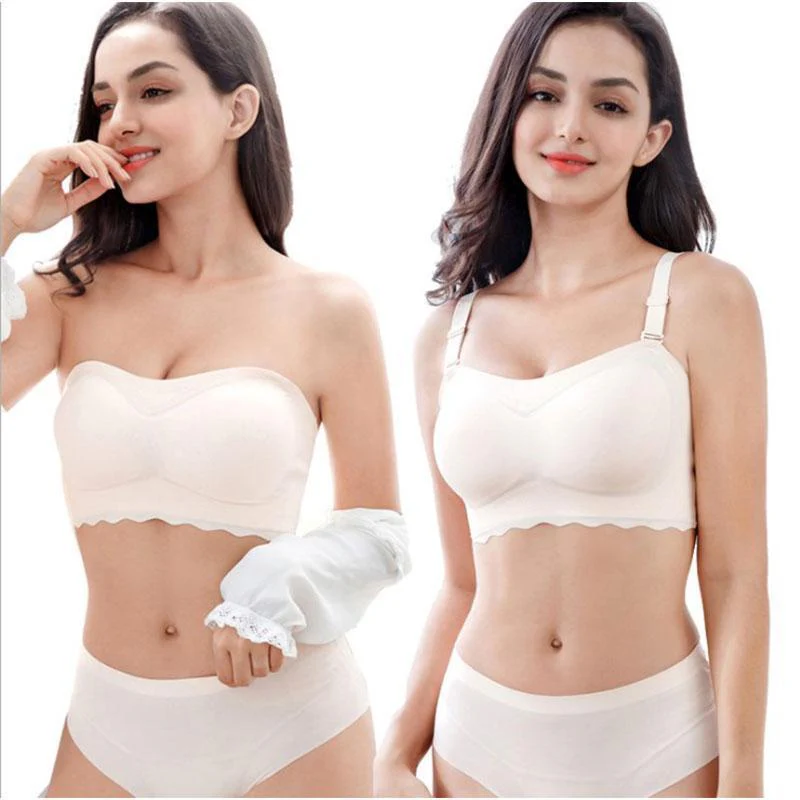Super Elastic Non-slip Strapless Breathable Bra - Image 7