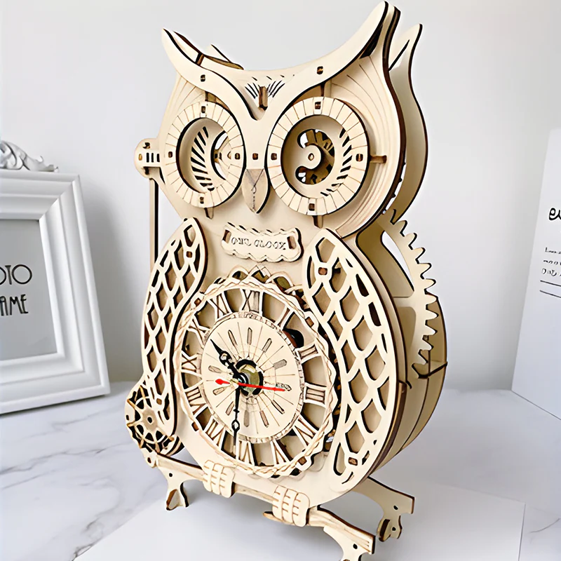 Super Wooden Mechanical Model Puzzle Set - Image 9