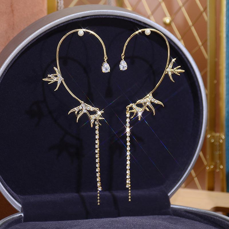 Swallow Tassels Earrings - Image 11