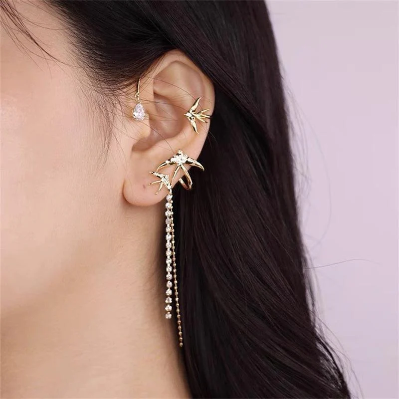 Swallow Tassels Earrings - Image 4