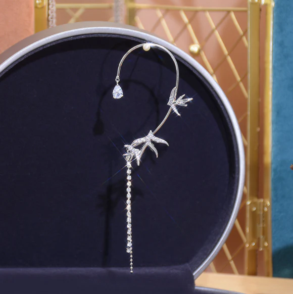 Swallow Tassels Earrings - Image 8
