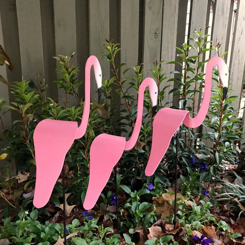 Swirl Flamingo Garden Decoration - Image 9