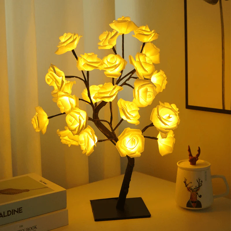 Tabletop Rose Flower Tree Light - Image 4