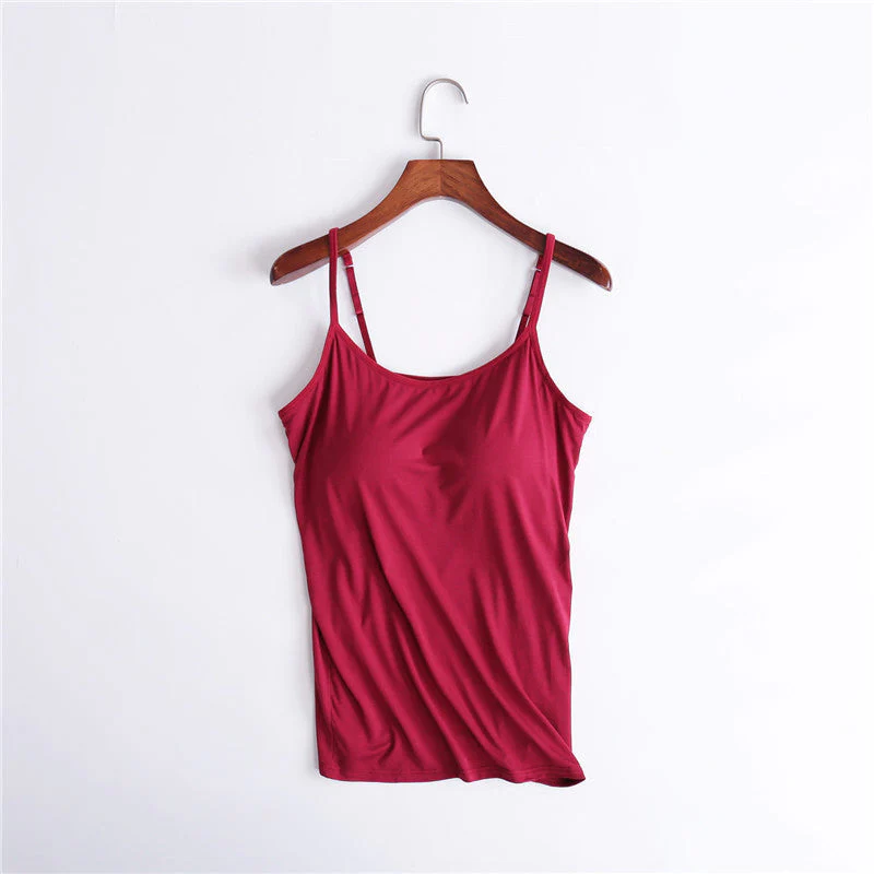 Tank With Built-In Bra - Image 19