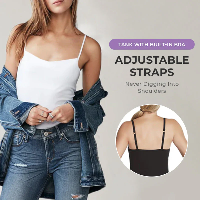 Tank With Built-In Bra - Image 5